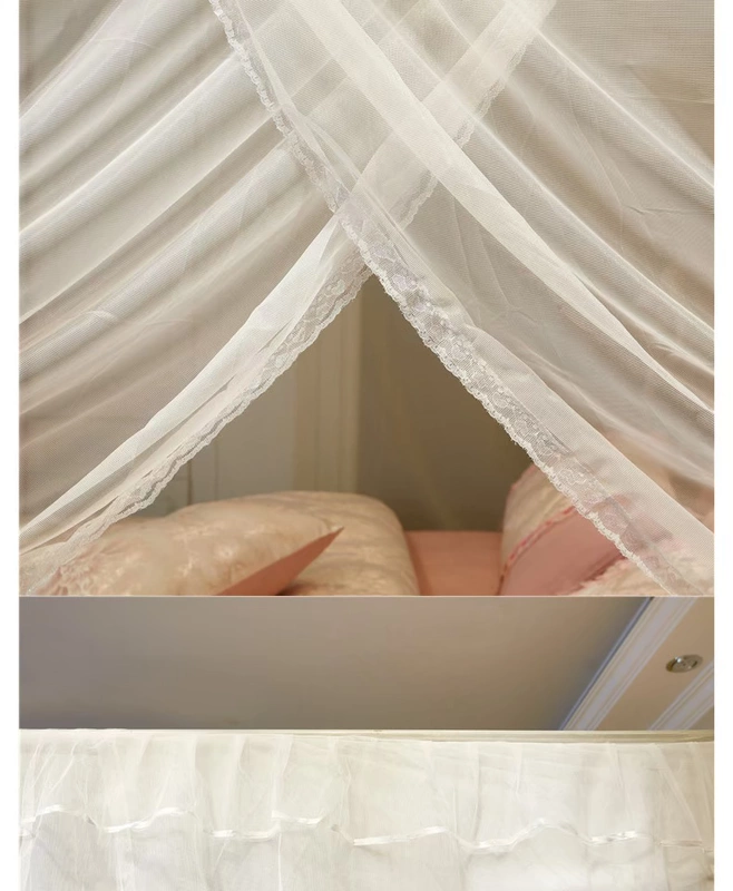 bilayer dày một mình cánh cửa duy nhất cũ sợi mà không đứng ra bài lưới nơi giường m đầu 1.21.51.8 - Lưới chống muỗi màn tròn phòng ngủ