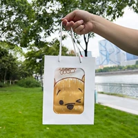 Белая сумка, с медвежатами