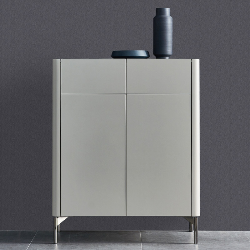 Italian rock board shoe cabinet home door partition porch cabinet simple modern light luxury Nordic entry door small shoe cabinet