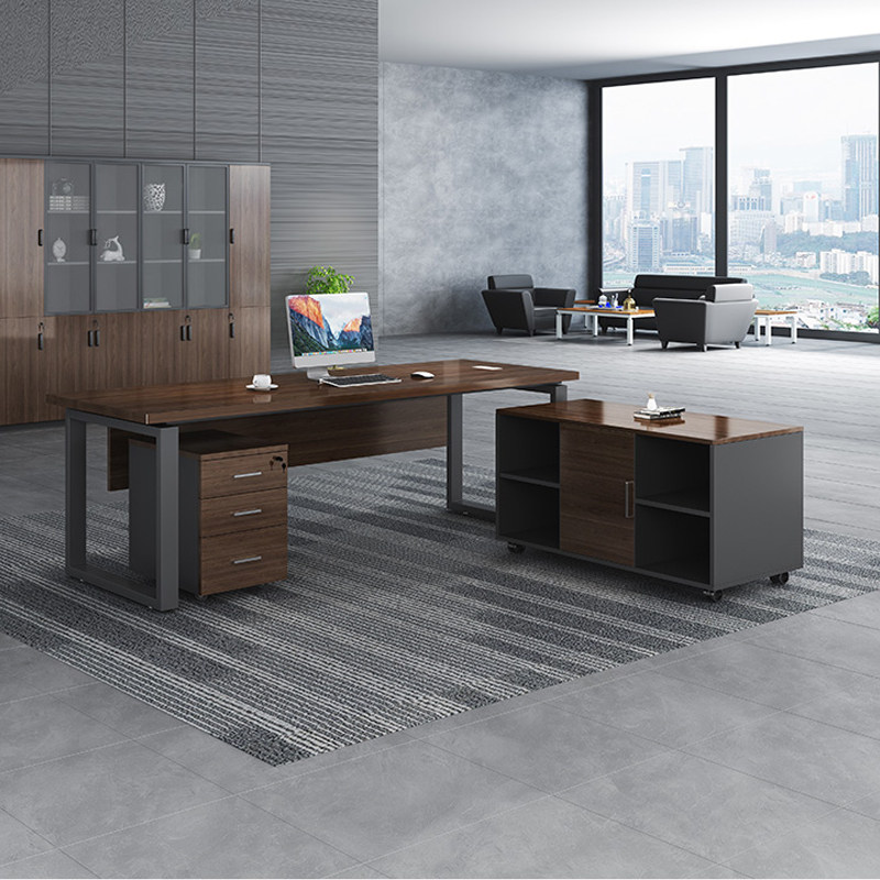 Boss table simple modern office desk and chair combination manager president table commercial office furniture executive desk