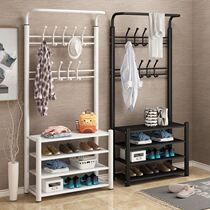 Door Hall Hanger Floor Hanger Landing Hook Clad Iron Art Containing Living Room Bedroom Genguan Multifunction Clothing Cap Rack Shoe Rack Combination