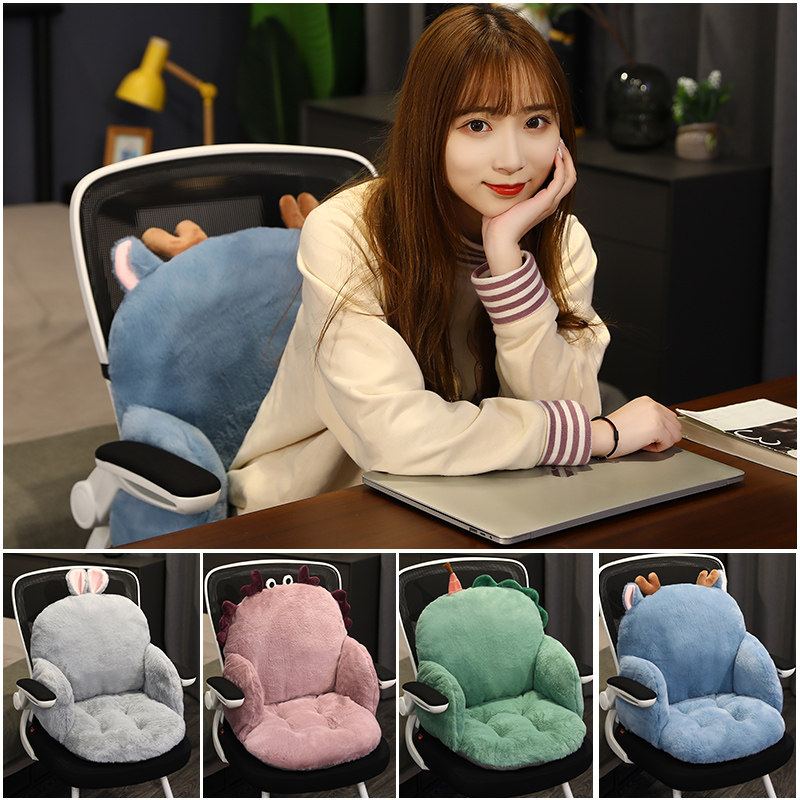 Back cushions Office for a long time female waist waist lumbar lumbar care waist pad cushion integrated seat Cute Waist Pillow Cushion