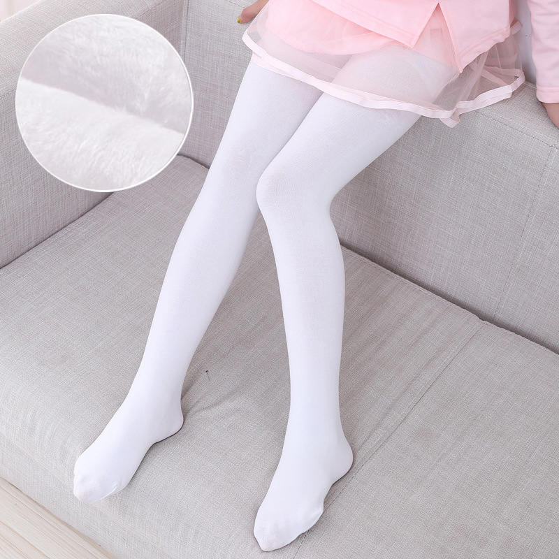 Yi Yi children women's dance pants spring and autumn winter plus velvet padded socks tights high-elastic Latin ballet