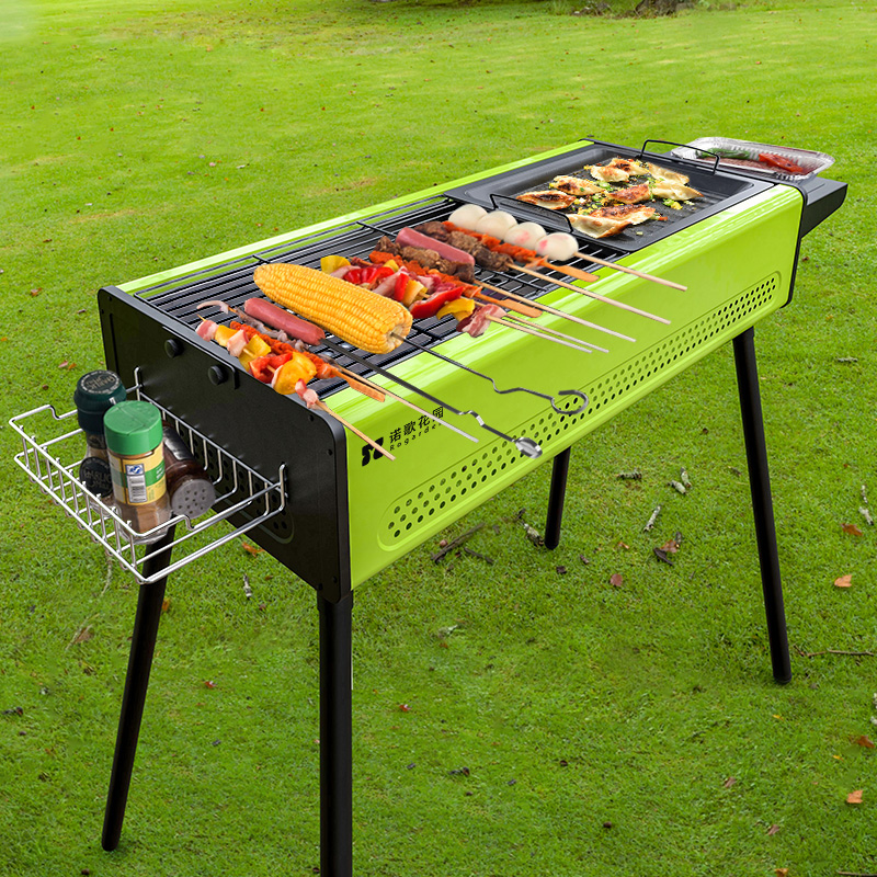Norsong Garden Outdoor Barbecue Grill Patio Home Barbecue Grill Sub portable grilled charcoal Thickened Oven Subgod