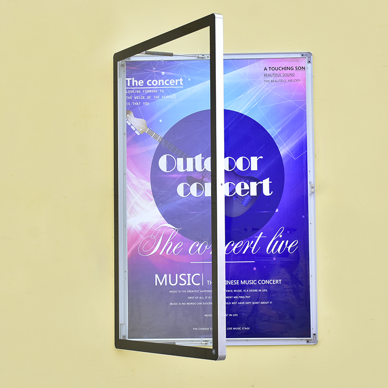 Rounded Corners Wall-mounted Wall Outdoor Publicity Bar Bulletin Board Window Bar Indoor Bulletin Board Promotional Exhibition Board Adhesive Bar Billboard