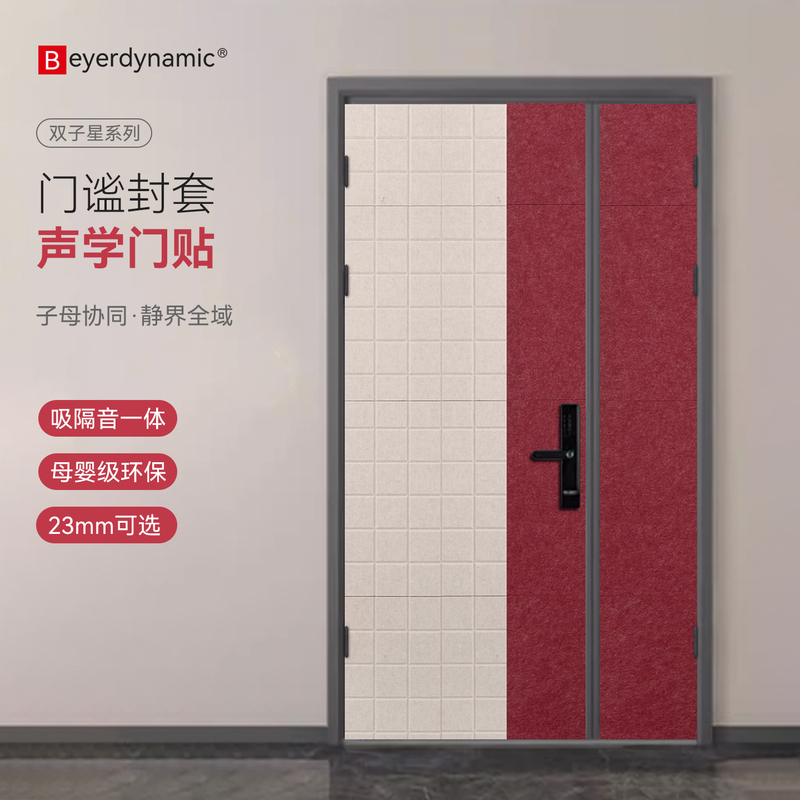 Special Soundproof Door Stickers for Double Doors, Professional Soundproofing for Entrance Doors, Thickened, Odorless, Noise-Reducing and Sound-Absorbing Door Stickers