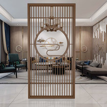 New Chinese Seating Screen Partition Wall Living Room Dining Room Hotel Solid Wood Entrance home Decorative Genguan Fence Office