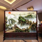 Современный китайский ретро с твердым деревом перегородки конференция гостиная входная дверь отель офис чайная комната корпоративный экран