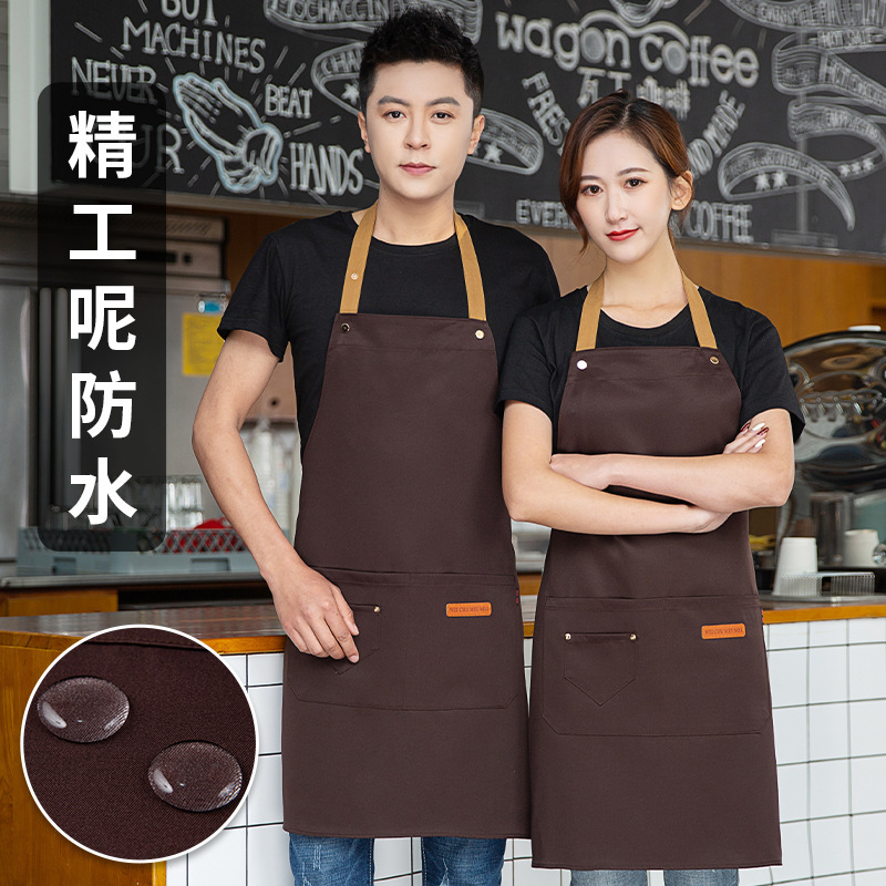 Apron for Kitchen and Home Use, 2025 New Trendy Waterproof and Oil-Proof Half-Body Workwear for Men and Women, Bib Coverall
