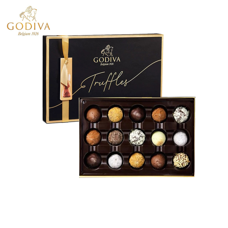Belgian imported Godiva vanilla truffle chocolate gift box 15pcs for boyfriend and girlfriend holiday gift