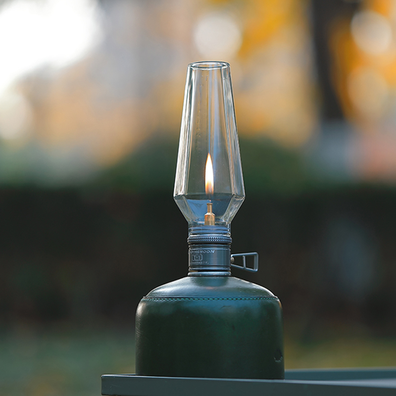 Keman outdoor wickless candle lamp camping tent atmosphere gas lamp brightness adjustable camping gas tank romantic lighting