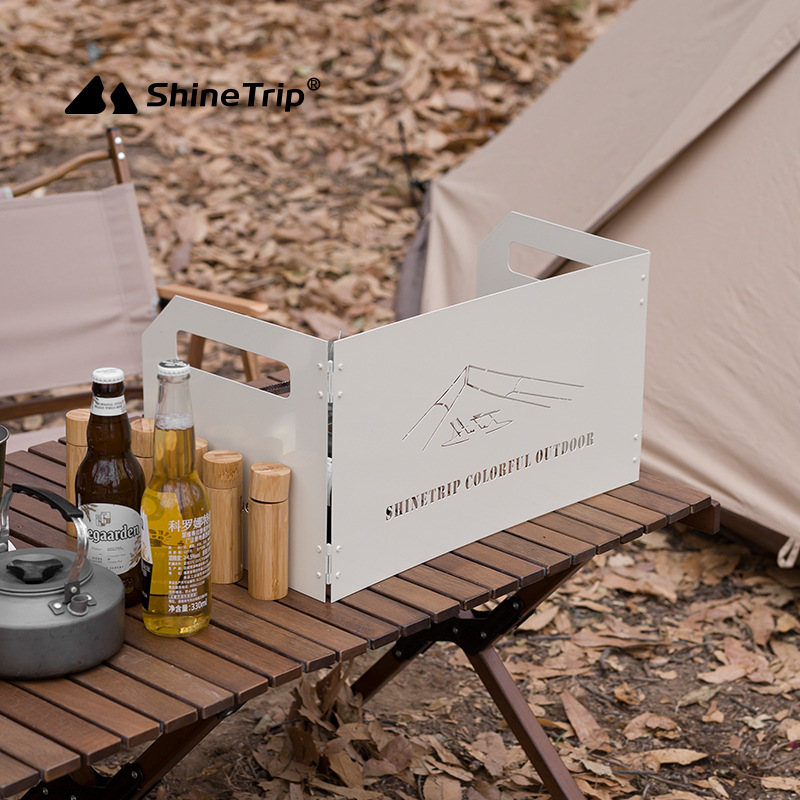 Outdoor stove Windshield Furnace Apron camping Camping Picnic windshield Standing Windproof Board Gas Stove Windproof Hood-Taobao