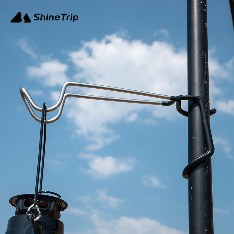 Mountain Anecdote Bar Lamp Hung Outdoor Camp Light Hanging Rack Tent Pole Position Things Hook Portable Camping Stainless Steel Lamp-Taobao