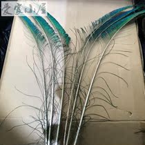 Imported peacock feather wedding peacock tail natural big eyes Peacock hair 25-130cm vase home decoration