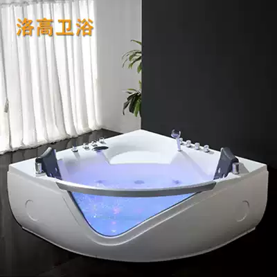 Santa Na bathtub acrylic bath tub 1 5 m free-standing double scalloped surfing massage 290