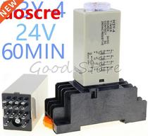 1SET H3Y-4 0-60min 24V Time relay power delay controller ST