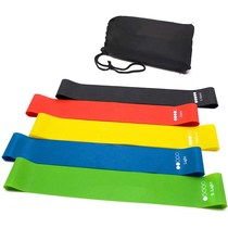5 pcs set Yoga tension band fitness resistance band elasti
