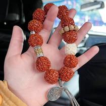 The Year of the Zodiac Vajra Bodhi Seed Bracelet Mens Wenwan Walnut Original Seed Star and Moon Bodhi Bracelet Womens Playing Buddha