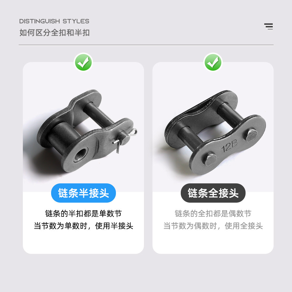 传动链条接头怎么选？03C~1寸链扣全解析，避坑指南来了！-正时链条-淘宝百科网
