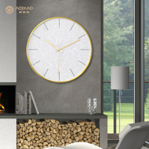 European wall clock simple modern creative clock living room light luxury home fashion silent hanging wall Nordic quartz clock