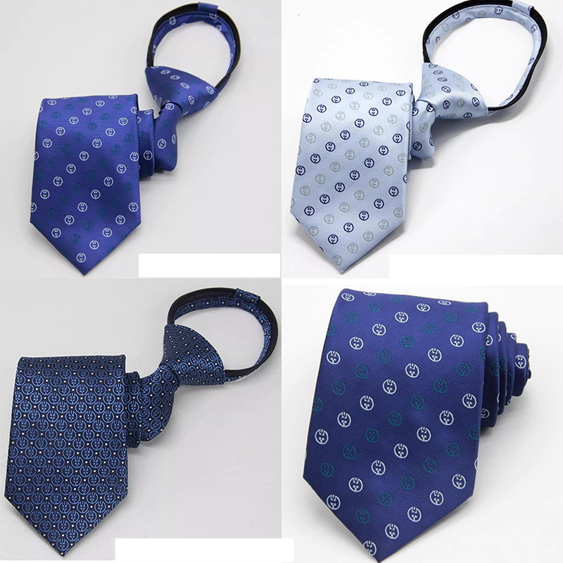 Agricultural Bank of China Men's Tie, Agricultural Bank of China Women's Scarf, Women's Tie Flower, New Style, Zipper Easy-Pull Tie