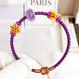 Браслет с одной бусиной, стальная проволка, корона с бусинами ручной работы, 3D, со снежинками, «сделай сам»