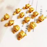 Браслет с одной бусиной, золотые аксессуары, браслет из красной нити, китайский гороскоп