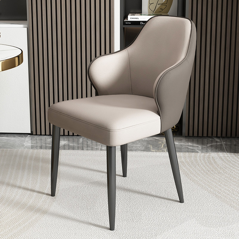 Italian Dining Chair Modern Minimalist Superior Sense Home Chair Hotel Dining Table Tea Table Negotiation Leaning Back Chair owner VIP chair-Taobao