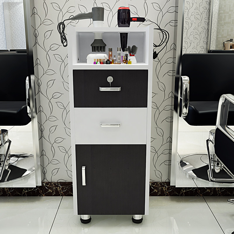Hairdressing shop hair salon mirror table tool cabinet tool car hair salon product display cabinet beauty salon cart wooden cabinet