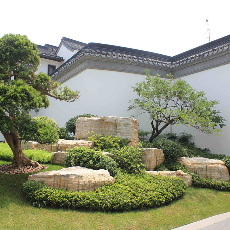 Garden Forest Landscape Stone outdoor courtyard Thousand Floors Stone Tortoise Tattooshan Stone Taishan Stone Landscape Fake Mountain Stone Lawn Natural Stone Decoration