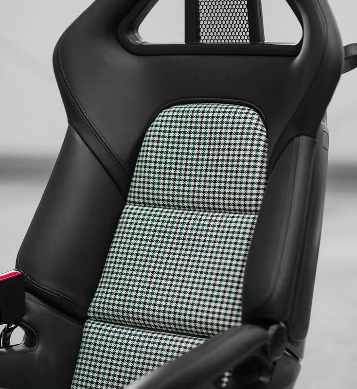Porsche-Style Houndstooth Wool Fabric, Pure German Import, Porsche Seat Material in Black, Green, and Multiple Colors Porsche-Style Houndstooth Wool Fabric, Pure German Import, Porsche Seat Material in Black, Green, and Multiple Colors