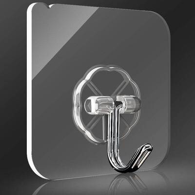 免打孔无痕强力挂钩贴厨房卫生间门后学生宿