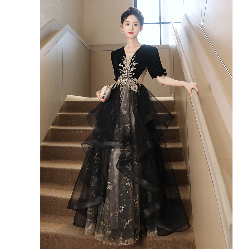 Evening dress, black elite advanced skirt, suitable for teen, high-quality style, plus size Evening dress, black elite advanced skirt, suitable for teen, high-quality style, plus size
