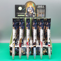Full-time master blind box pen Press pen Cute cartoon creative animation two yuan peripheral stationery signature pen Blind box students use daily writing smooth black water pen 0 5mm quick-drying