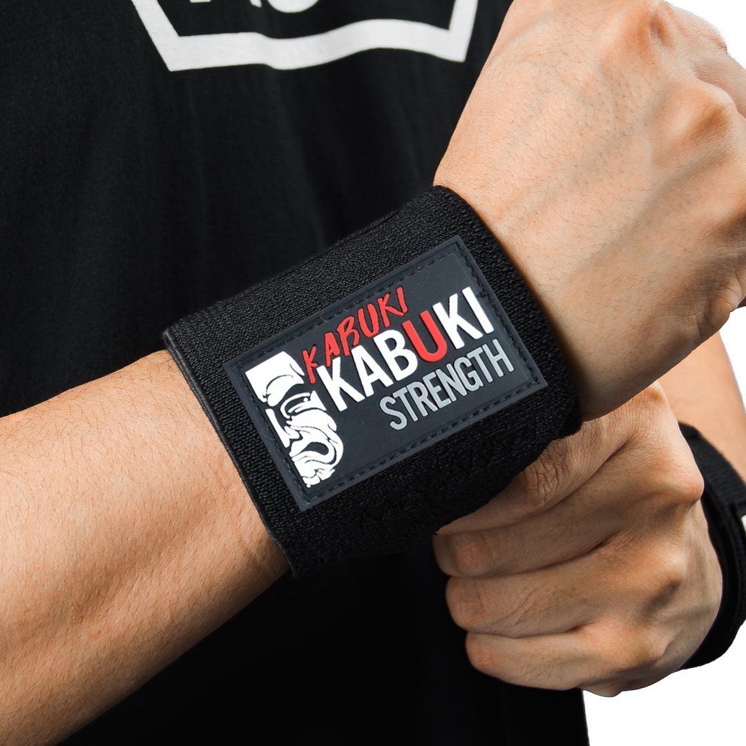 KABUKI力量举护腕鬼脸护腕，黑骏马加持，让你的健身之路无惧扭伤劳损！-运动护腕-淘宝好物网, image size:1080x1080