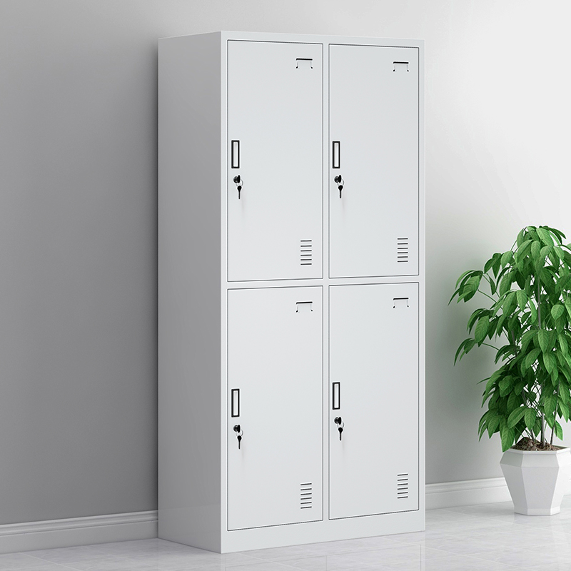 Four doors more wardrobe Tinder Cabinet Staff Student Dormitory Locker factory staff Easy storage cabinet Shenzhen 4 doors-Taobao