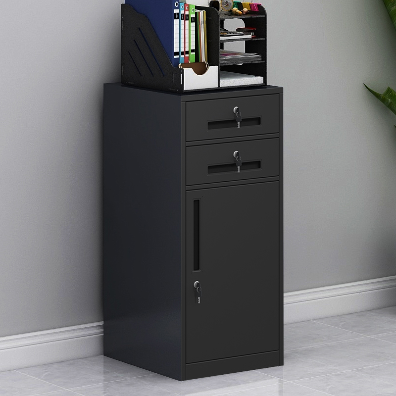 Filing cabinet Tin Cabinet Shorter Cabinet Archives Cabinet Office Storage Drawer Cabinet Table Lower Mobile Containing Cabinet With Lock Small Cabinet-Taobao