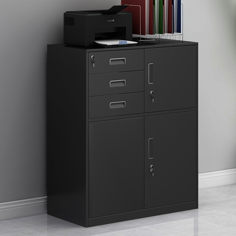 Partial Triple Bond Cabinet Tin Dwarf Cabinet Office Information Cabinet Balcony Drawer Tool Locker Locker cabinet-Taobao