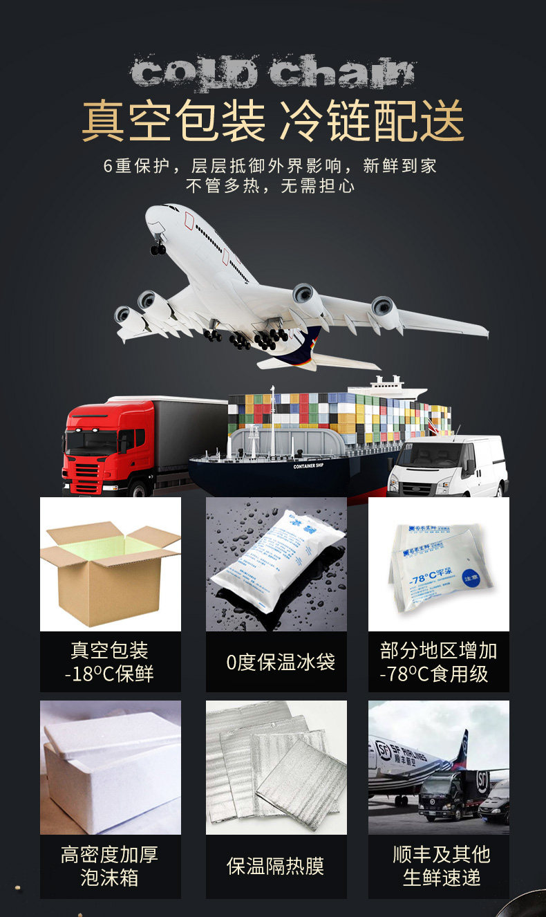 巴西进口 板腱牛排 新鲜原切不腌制无添加 1000g 5-6片 图4