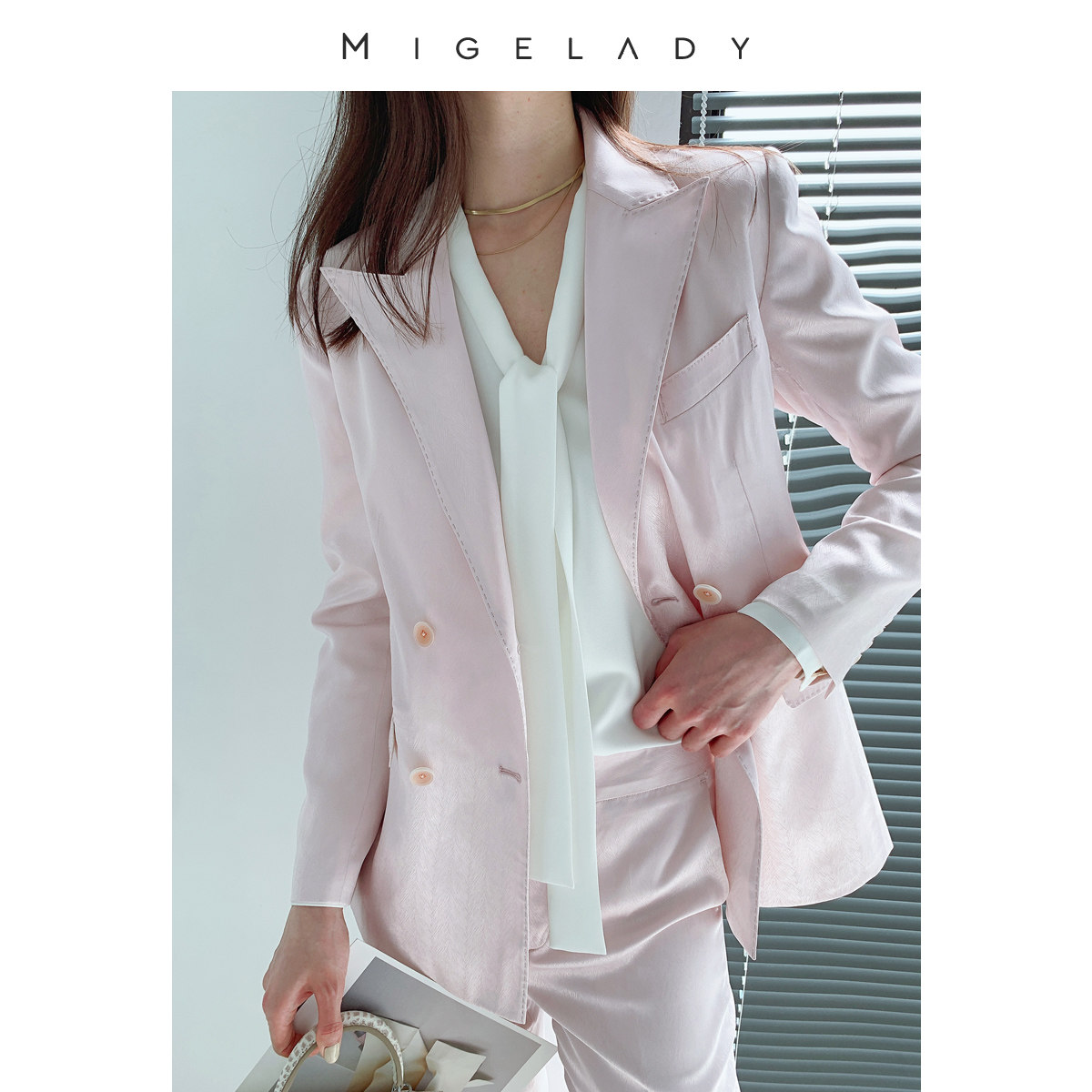 Find New Suit Suit Women's Summer Thin professional dress Body Temperament Authentic Suit Woman Blouse Superior