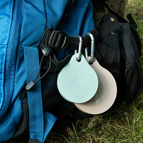 Складной силиконовый портативный ополаскиватель для рта для кемпинга