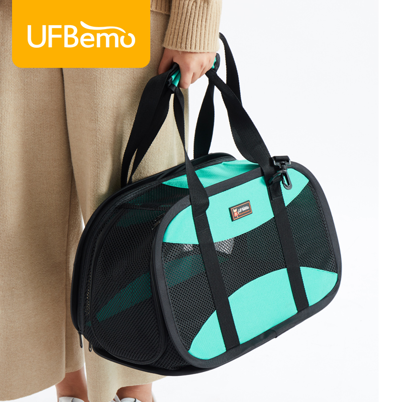 UFBemo Cat Packs Out Portable Kitty Dogs Breathable Single Shoulder Carry-on Large Capacity Pitched Cross Space Cabin Pet Bag