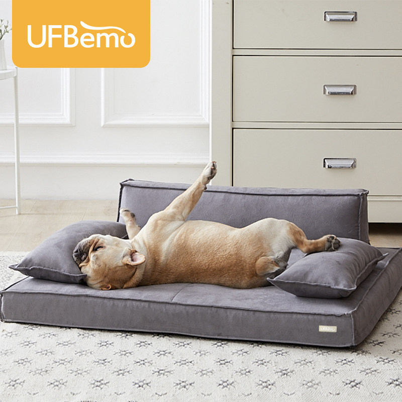 UFBemo Dog Nest All Season Universal Pet Teddy Cat Bed Kitty Summer Mid-sized Dog Cat Kennel Sofa Bed