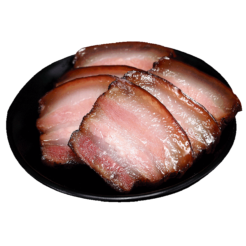 Shu La Renjia Five-Flavored Cured Pork 500Gx5 Bags Farm-Made Smoked Meat, Wood-Fired Cured Meat, Sichuan-Style Salted Meat