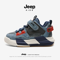 Jeep, зимняя детская демисезонная спортивная обувь, флисовые кроссовки для мальчиков, коллекция 2023