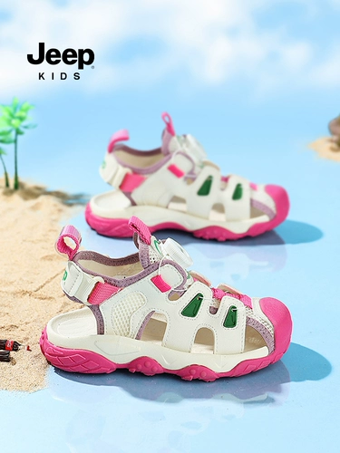 Jeep, спортивные сандалии, нескользящая детская пляжная обувь для мальчиков