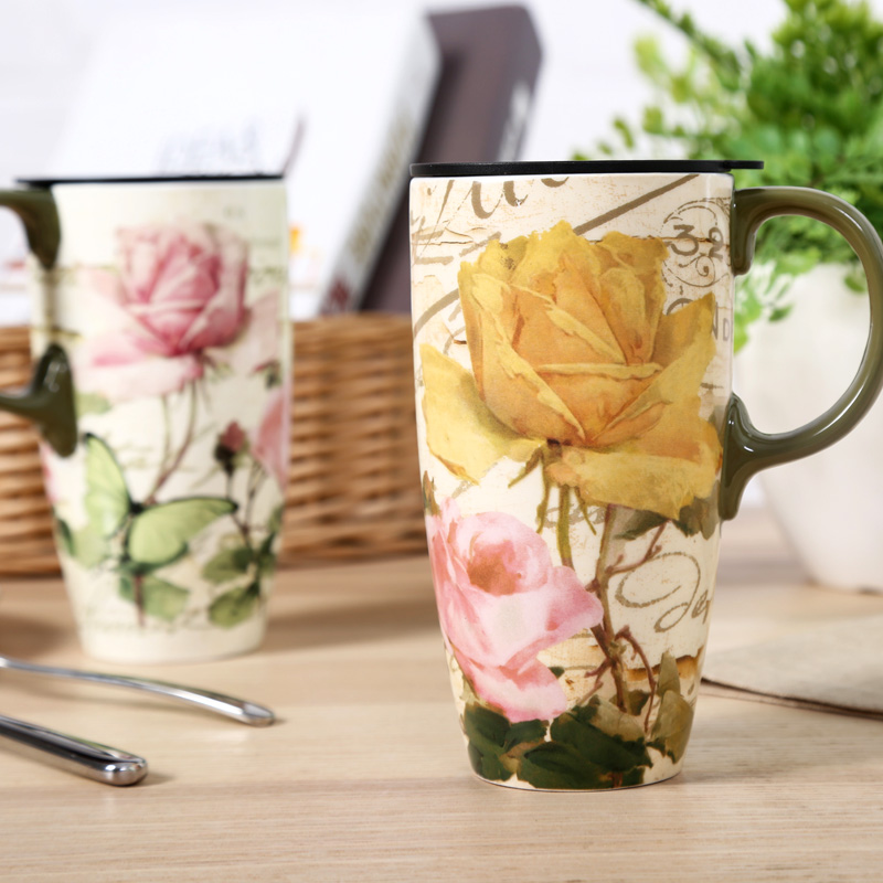 Love House Greenmark Cup Couple with a large capacity coffee cup with large capacity coffee cup gift box package