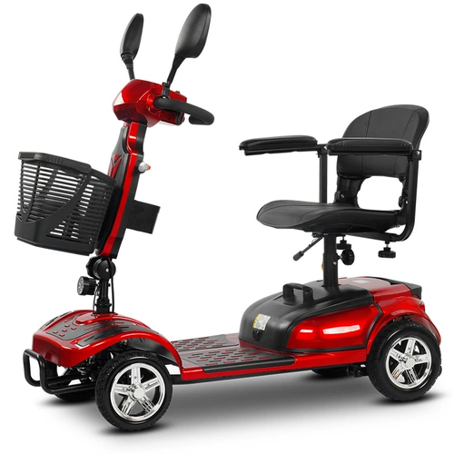 杰牛 Электрические ходунки для пожилых людей на четырех колесах, складной мопед для домашнего использования