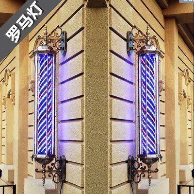 Brilliant 2018 on the hair salon chandelier barber shop led lights creative outdoor bar dining side small new door headlights