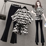 Шифоновый ремень, корсет, летний комплект для отдыха, круглый воротник, большой размер